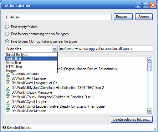 Folder Cleaner